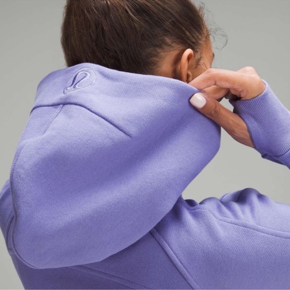 Lululemon Scuba RARE Oversized Full Zip Hoodie Dark Lavender M/L - Picture 9 of 12